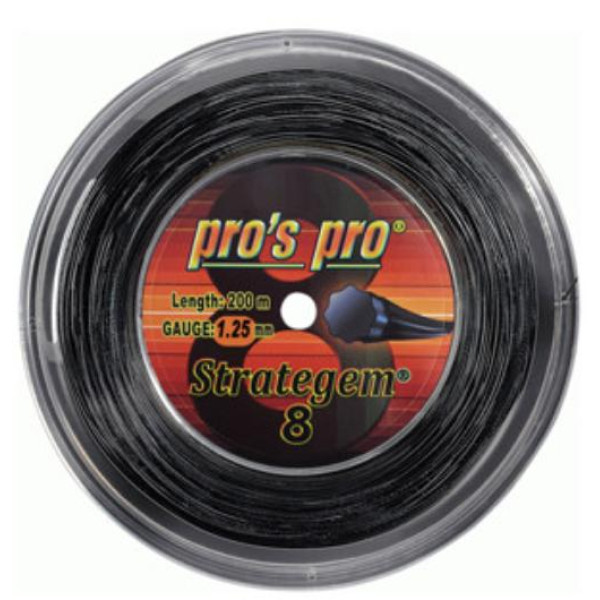 Тенісні струни Pro's Pro Strategem 8 1.25bk (бобіна 200м) Тенісні струни Pro's Pro Strategem 8 1.25bk (бобіна 200м)