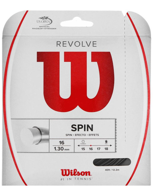 Теннисные струны WILSON REVOLVE 16BLACK