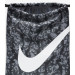 Рюкзак-мешок Nike Y NK DRAWSTRING - CAT AOP FA24 12L черный, серый Дит 35х46 см