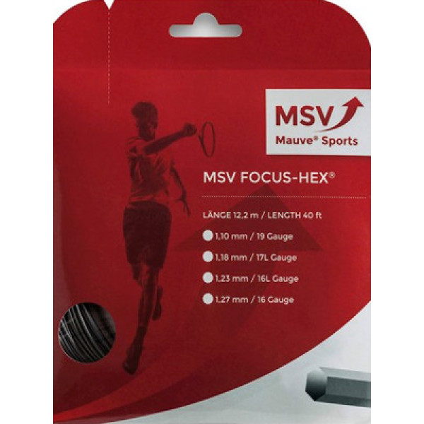 Тенісні струни MSV Focus Hex 12m fh12 Тенісні струни MSV Focus Hex 12m fh12