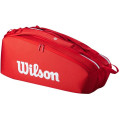 Тенісний рюкзак WILSON SUPER TOUR RED 6PK Red