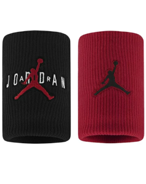 Напульсник JORDAN JUMPMAN TERRY WRIST BANDS 2 PK GYM RED/BLACK/GYM RED OSFM