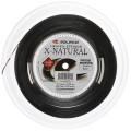 Теннисные струны SOLINCO X-NATURAL DIAMOND ROUGE 1.30 BLACK (бобина 200м)