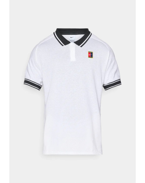 Теннисное поло M NIKE HERITAGE POLO wh