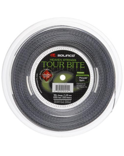 Теннисные струны Solinco Tour Bite Diamond Rough (бобина 200м)