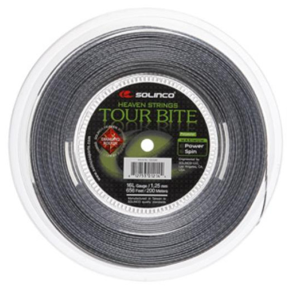 Тенісні струни Solinco Tour Bite Diamond Rough (бобіна 200м) Тенісні струни Solinco Tour Bite Diamond Rough (бобіна 200м)