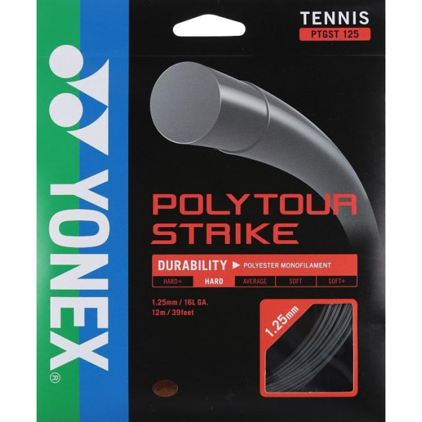 Теннисные струны YONEX POLY TOUR STRIKE 125 IRON GREY 12m Теннисные струны YONEX POLY TOUR STRIKE 125 IRON GREY 12m