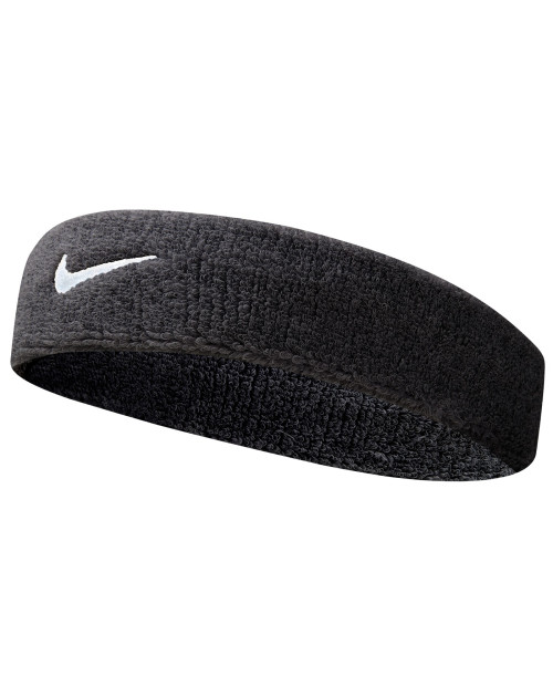 Повязка на голову (налобник) NIKE SWOOSH HEADBAND BLACK/WHITE
