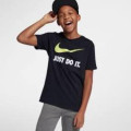 Теннисная футболка NIKE B JDI SWOOSH TEE YTH BLACK