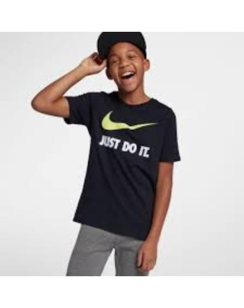 Теннисная футболка NIKE B JDI SWOOSH TEE YTH BLACK