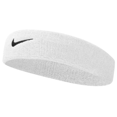 Пов'язка NIKE SWOOSH HEADBAND WHITE/BLACK Пов'язка NIKE SWOOSH HEADBAND WHITE/BLACK