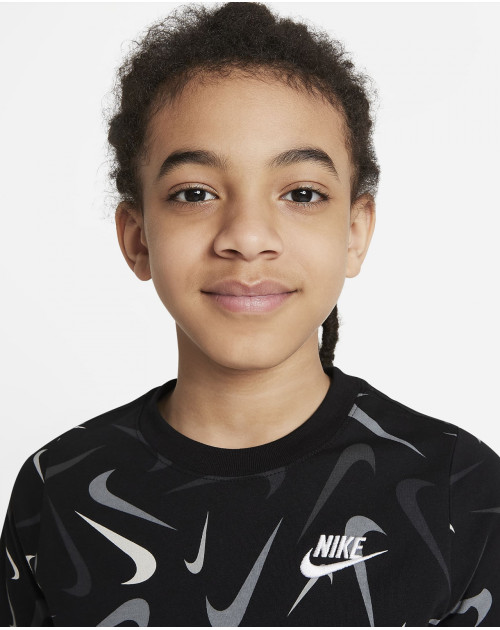 Тенісна футболка NIKE B NSW TEE SWOOSH AOP