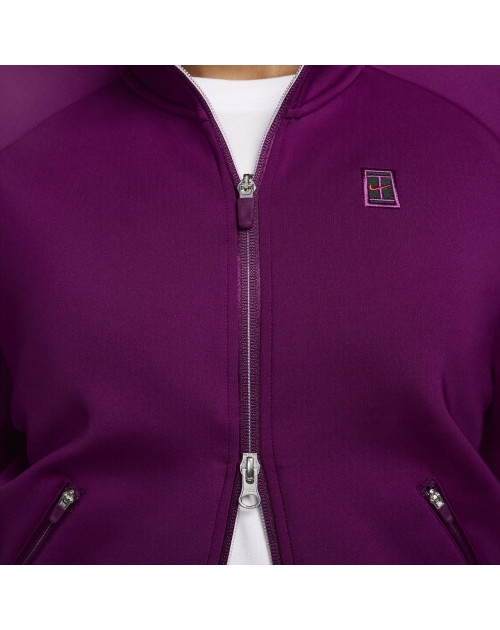 Теннисная толстовка Nike W NKCT DF HERITAGE JKT FZ