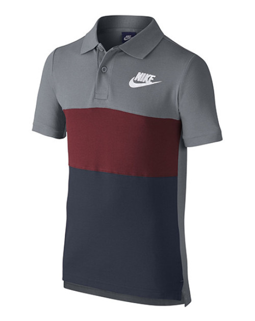 Теннисное поло Nike B NSW POLO MATCHUP COLORBLOCK
