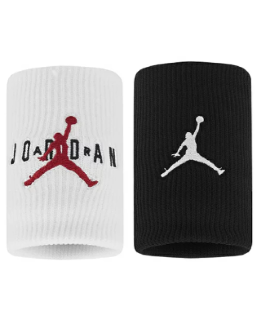 Напульсник JORDAN JUMPMAN TERRY WRIST BANDS 2 PK BLACK/WHITE/GYM RED OSFM
