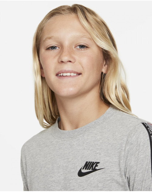 Теннисная толстовка NIKE B NSW LS TEE TAPE