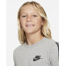Теннисная толстовка NIKE B NSW LS TEE TAPE