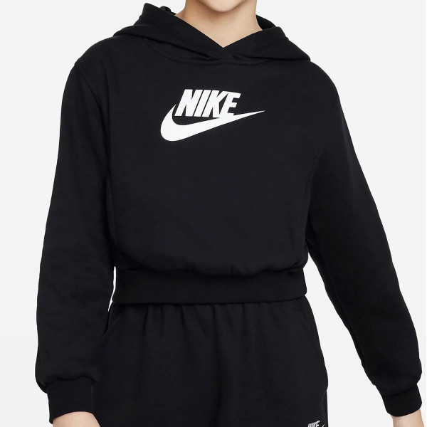 Толстовка детская NIKE G NSW CLUB FLC CRP HDY HBR Толстовка детская NIKE G NSW CLUB FLC CRP HDY HBR