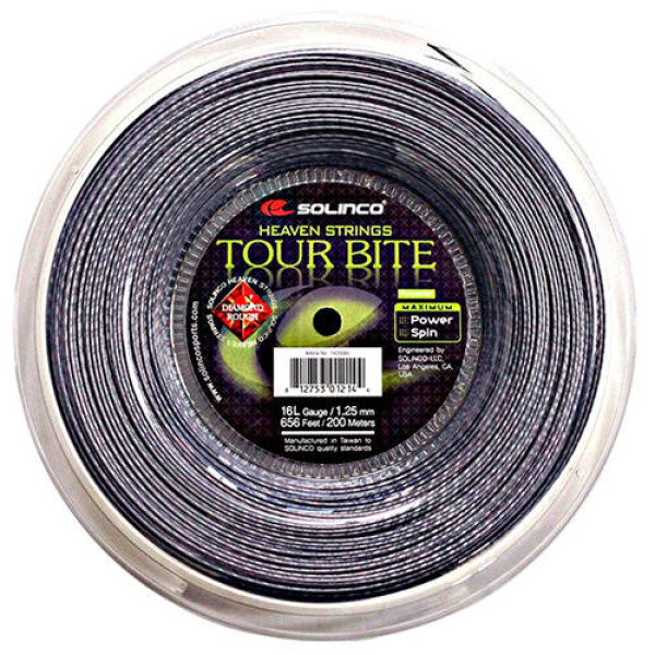 Тенісні струни Solinco Tour Bite Diamond Rough 1,3 (бобіна 200м) Тенісні струни Solinco Tour Bite Diamond Rough 1,3 (бобіна 200м)