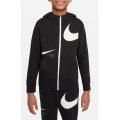 Теннисная толстовка NIKE B NSW SWOOSH FLC FZ
