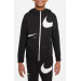 Теннисная толстовка NIKE B NSW SWOOSH FLC FZ