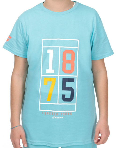 Теннисная футболка BABOLAT EXERCISE COTTON TEE BOY