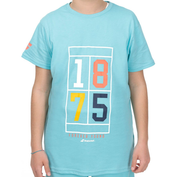 Теннисная футболка BABOLAT EXERCISE COTTON TEE BOY Теннисная футболка BABOLAT EXERCISE COTTON TEE BOY