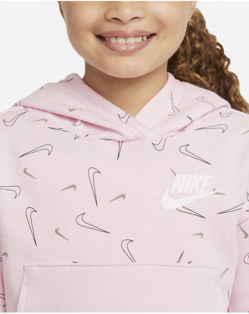 Теннисная толстовка NIKE G NSW FLC AOP HOODIE