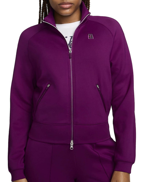 Теннисная толстовка Nike W NKCT DF HERITAGE JKT FZ