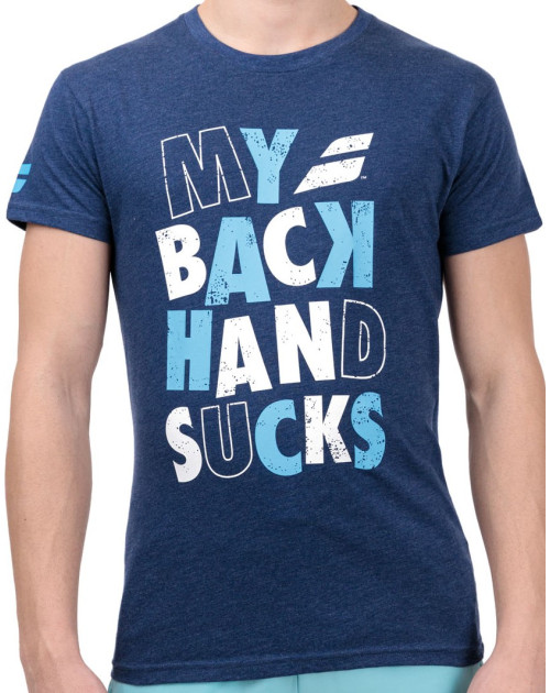 Теннисная футболка BABOLAT EXERCISE MESSAGE TEE MEN