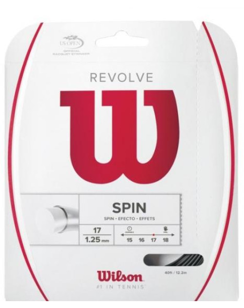 Теннисные струны WILSON REVOLVE SPIN 17BK