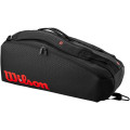 Тенісний чохол WILSON CLASH V3 6PK RACQUET BAG BLACK/Infrared