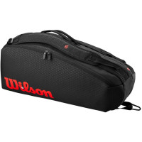 Тенісний чохол WILSON CLASH V3 6PK RACQUET BAG BLACK/Infrared Тенісний чохол WILSON CLASH V3 6PK RACQUET BAG BLACK/Infrared