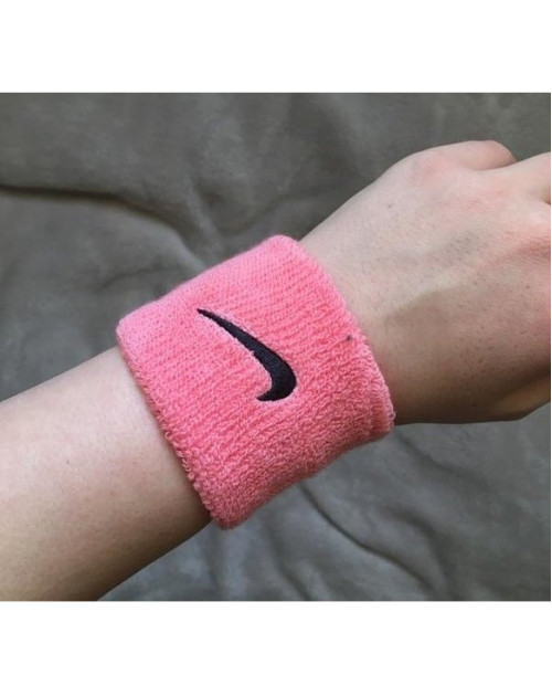 Напульсник Nike Swoosh Wristbands Pink Gaze/Oil Grey