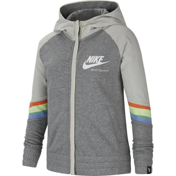 Теннисная толстовка NIKE G NSW HERITAGE FZ HOODIE Теннисная толстовка NIKE G NSW HERITAGE FZ HOODIE