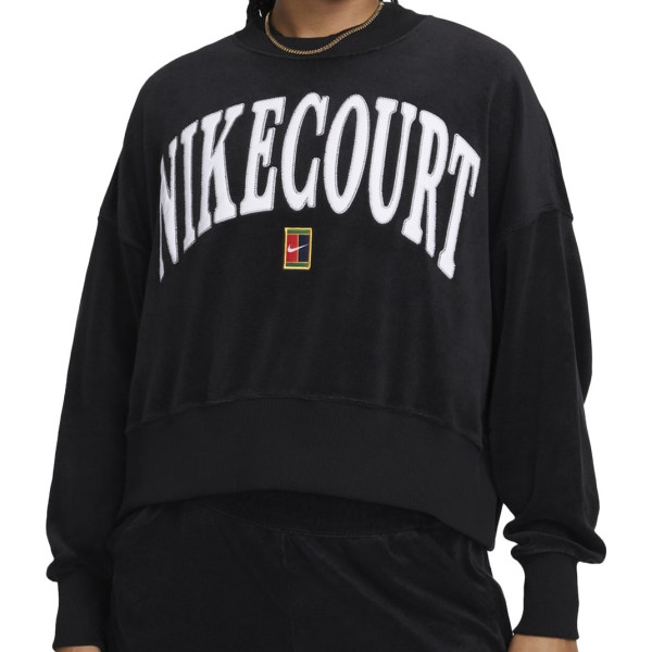 Теннисная толстовка NIKE W HRTGE FLC OOS GFX CREW