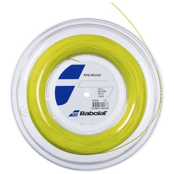 Тенісні струни Babolat Rpm Rough yell (бобіна 200м) Тенісні струни Babolat Rpm Rough yell (бобіна 200м)