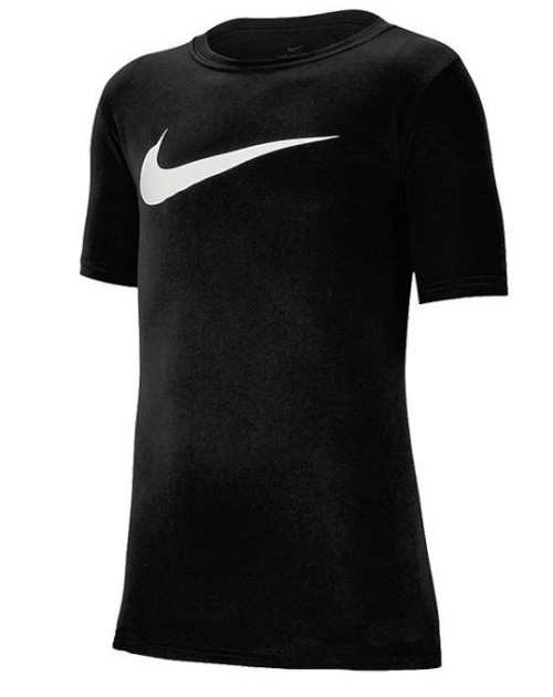 Теннисная футболка Nike B NK DRY TEE LEG SWOOSH BK