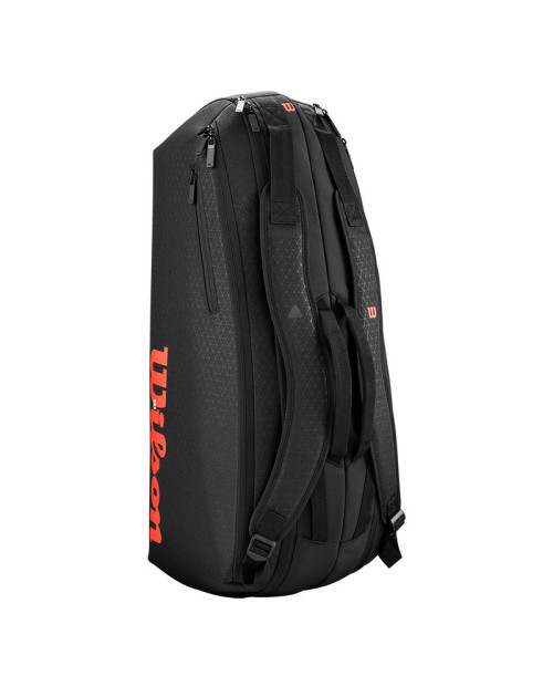 Тенісний чохол WILSON CLASH V3 6PK RACQUET BAG BLACK/Infrared
