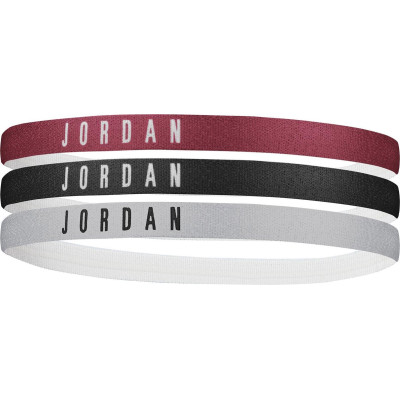Пов'язка на голову (налобник) JORDAN HEADBANDS 3 PK GYM RED/BLACK/WOLF GREY OSFM Пов'язка на голову (налобник) JORDAN HEADBANDS 3 PK GYM RED/BLACK/WOLF GREY OSFM