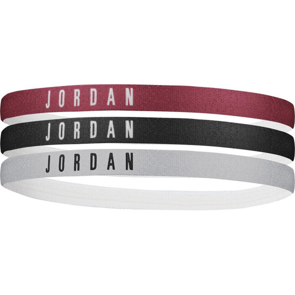 Пов'язка на голову (налобник) JORDAN HEADBANDS 3 PK GYM RED/BLACK/WOLF GREY OSFM Пов'язка на голову (налобник) JORDAN HEADBANDS 3 PK GYM RED/BLACK/WOLF GREY OSFM