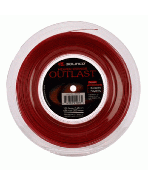 Теннисные струны Solinco Outlast 1,3 (бобина 200м)