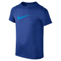 Теннисная футболка NIKE B NK DRY TEE SS SWOOSH SOLID NV