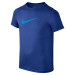 Теннисная футболка NIKE B NK DRY TEE SS SWOOSH SOLID NV