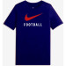 Теннисная футболка NIKE B NK DRY TEE SWOOSH FOOTBALL NV