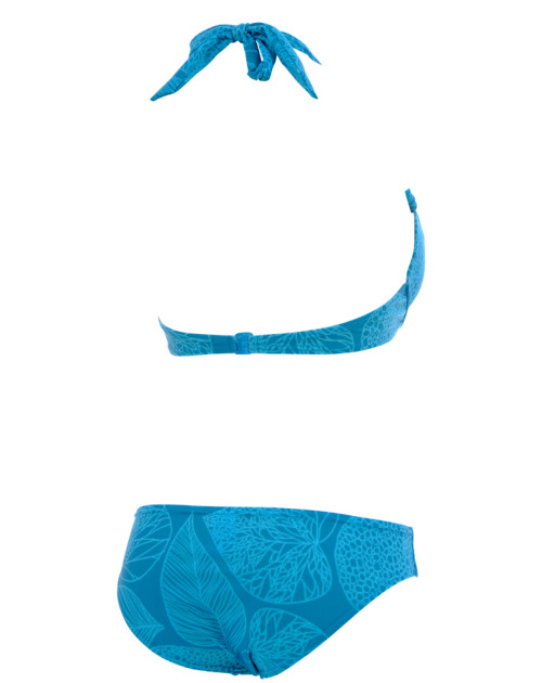 Купальник женский  ARENA W LTONAL LEAVES PLEATS PUSH UP