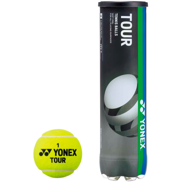 Тенісні м'ячі YONEX TOUR 4 м'ячі Тенісні м'ячі YONEX TOUR 4 м'ячі