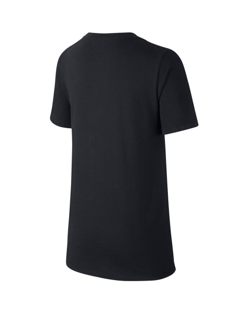 Теннисная футболка NIKE B NSW TEE EMB SWOOSH BK