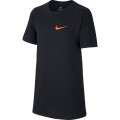 Теннисная футболка NIKE B NSW TEE EMB SWOOSH BK