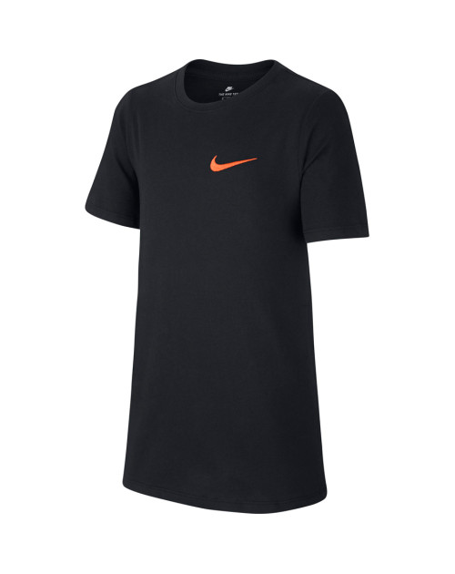 Теннисная футболка NIKE B NSW TEE EMB SWOOSH BK